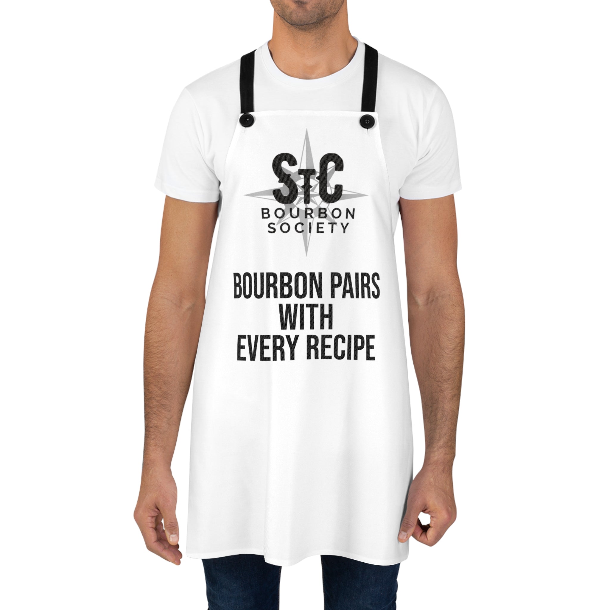 Bourbon Society Apron — StC Compass Logo Bar & Grill Apron