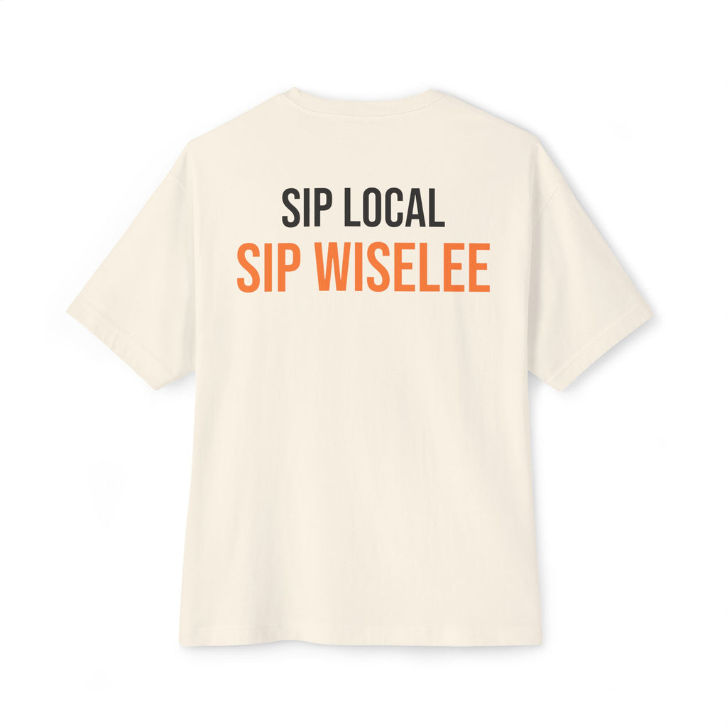 Sip Wiselee Unisex Oversized Boxy Tee