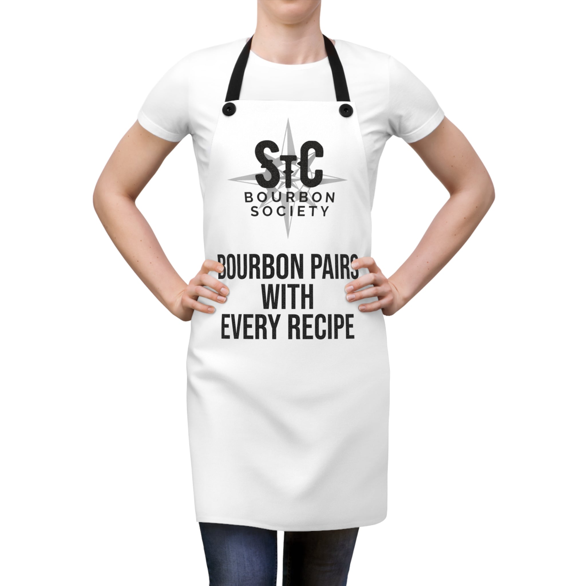 Bourbon Society Apron — StC Compass Logo Bar & Grill Apron