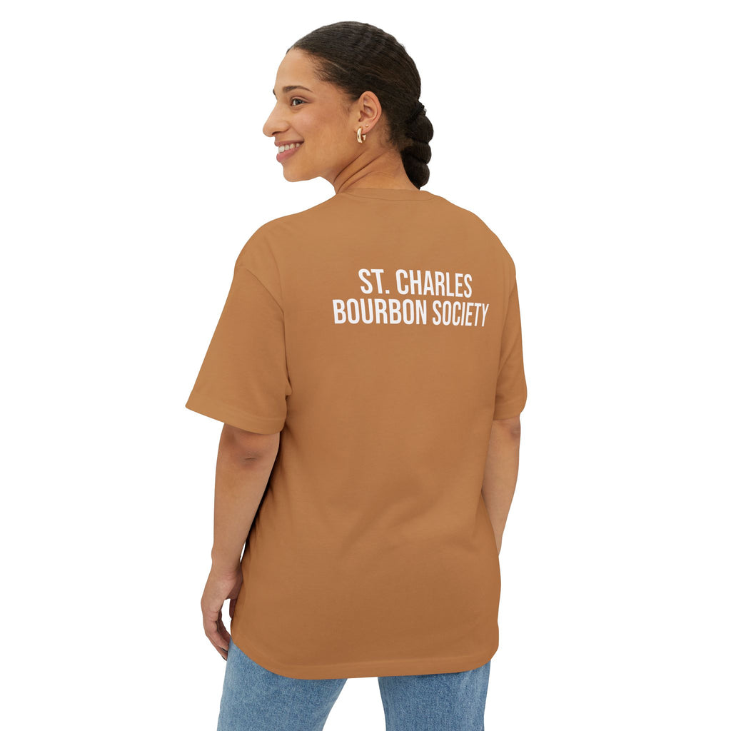 Boxy Tee — Minimal 'sDc southern deco' Chest Logo