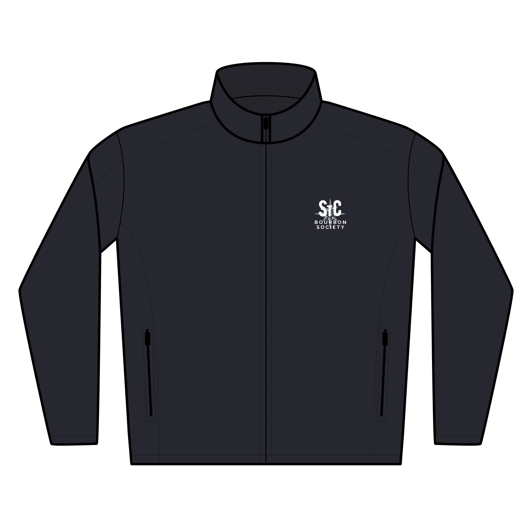 Embroidered Snowflake Logo Soft Shell Jacket — Lightweight Men's Windbreaker