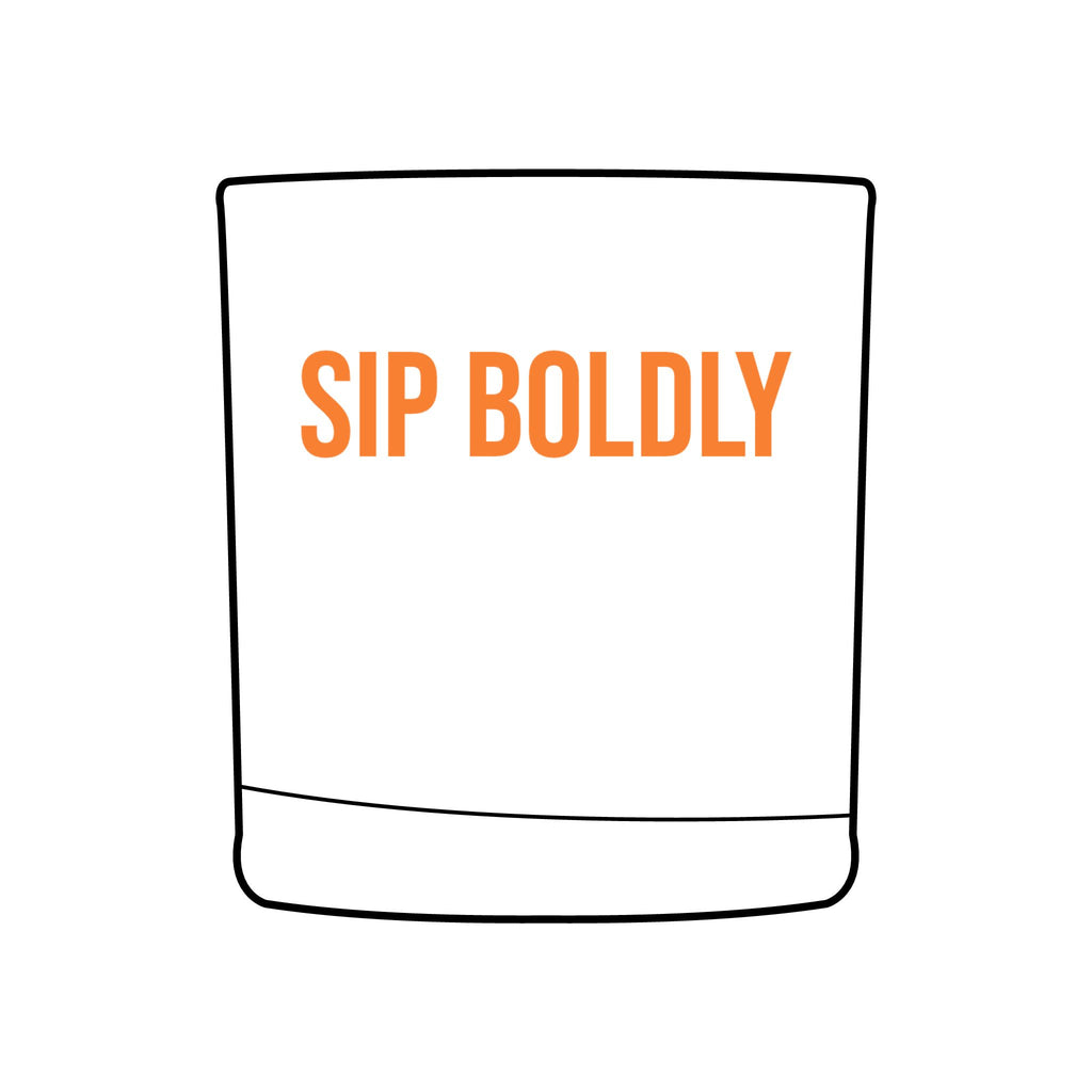 Sip Blindlee Whiskey Glass, 10.5oz (Engraving)