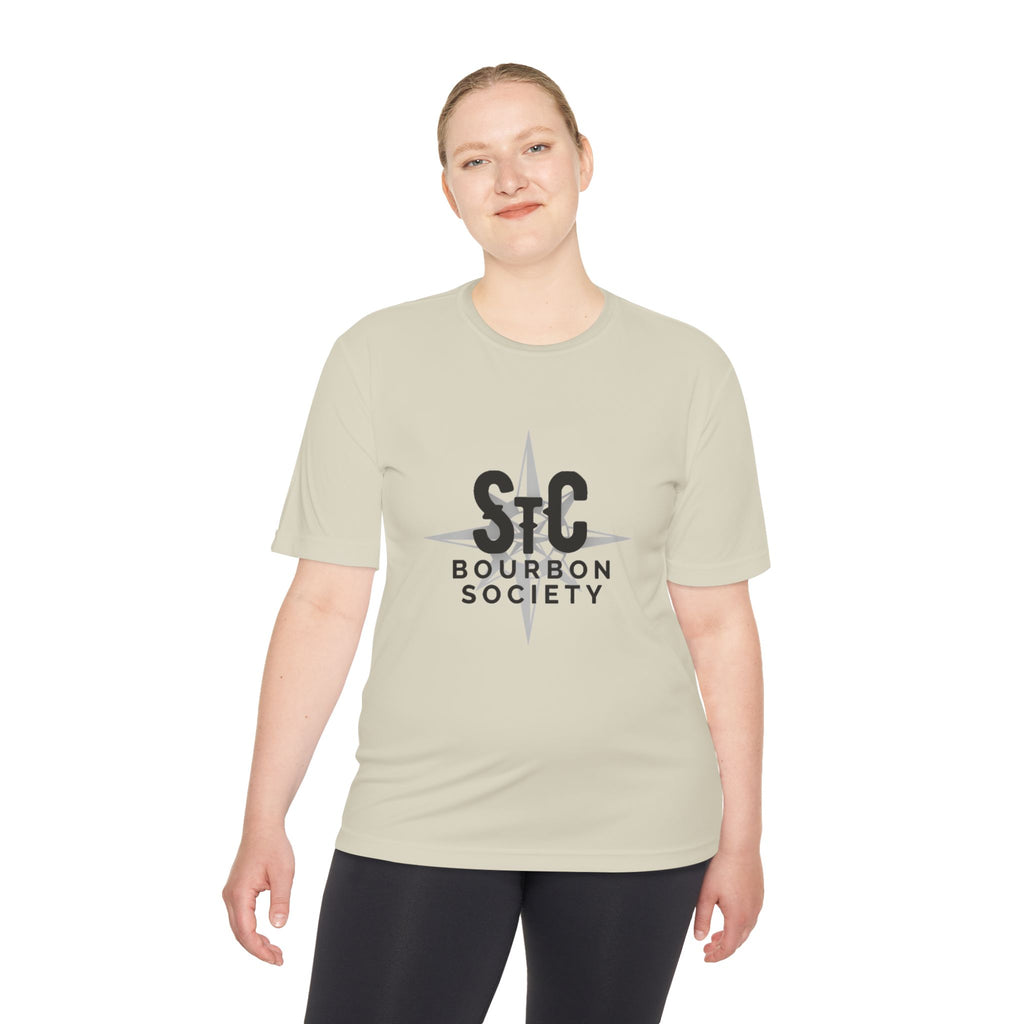 Bourbon Society Tee — S+C Compass Logo Moisture‑Wicking Shirt