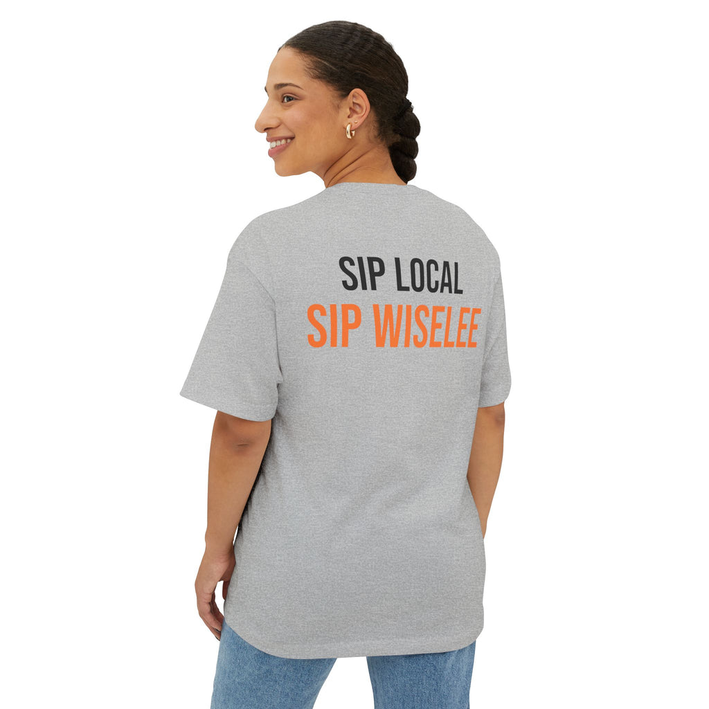 Sip Wiselee Unisex Oversized Boxy Tee